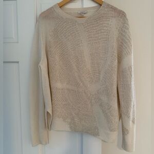 Lafayette 148 cashmere wood grain intrasia sweater XL new without tags